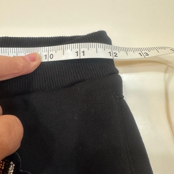 MAJESTIK Black Rhinestone FLY HIGH Bear Sweat Suit Child Set Size 7-8T NWOT - Picture 12 of 17